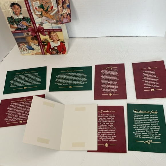 American Girl Christmas card making kit & set of 6 thank you notecards/envelopes - Picture 15 of 17